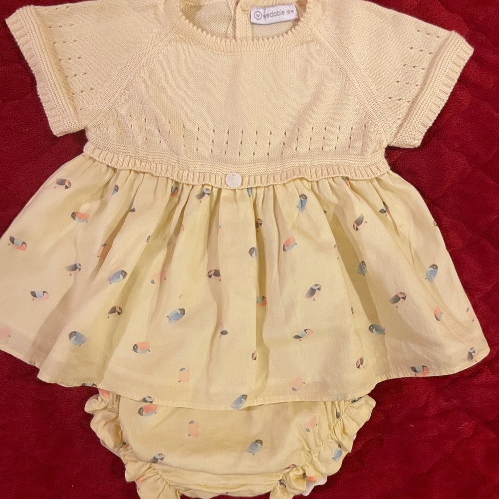Wedoble dress - Two pieces set - 12 months